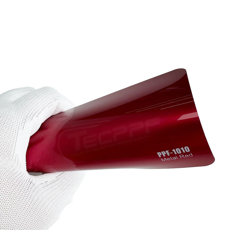 PPF-1010 Metall Rot Farbe Auto Ppf Beschichtung 8mil Farbwechsel Farbschutzfilm