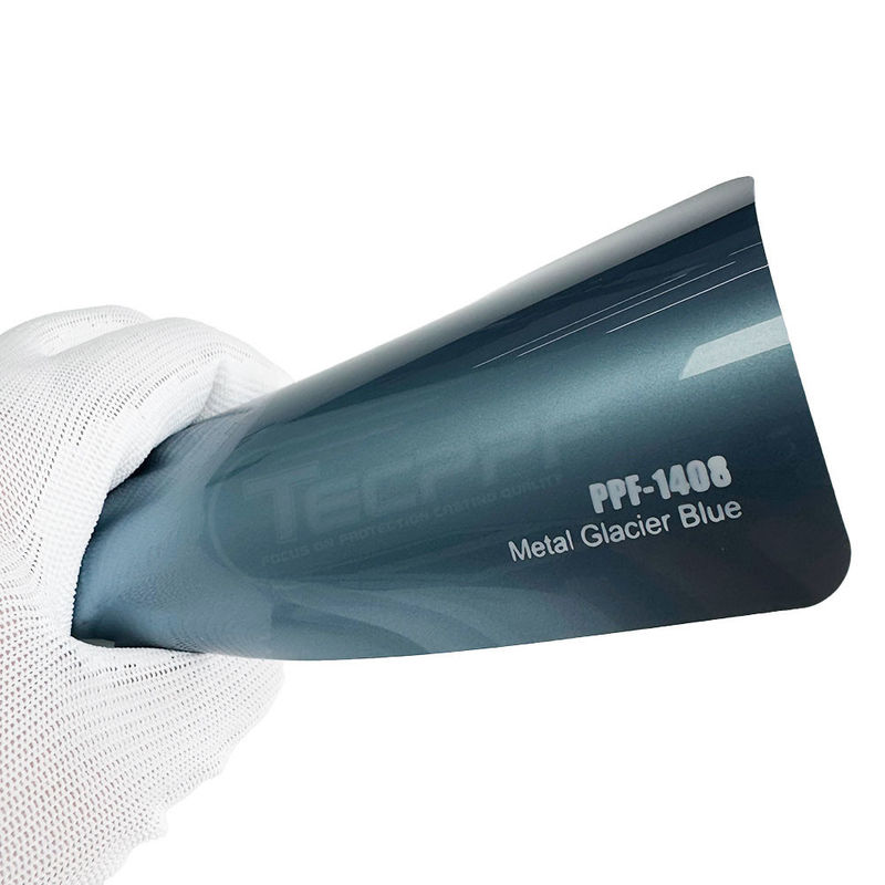 PPF-1408 Metall Gletscher Blau Farbe Farbe Schutzfilm Fleckensicher