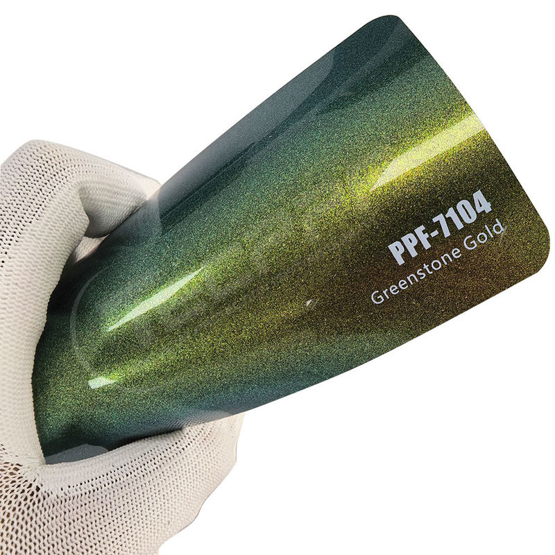 PPF-7104 Farbschutzfolie aus Grünstein-Goldfarbe
