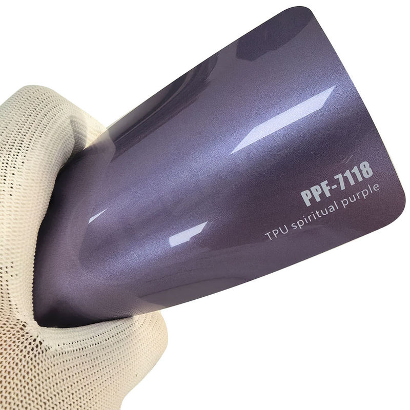 PPF-7118 Spiritual Purple Farbe Farbe Schutzfilm für Auto Kratzer