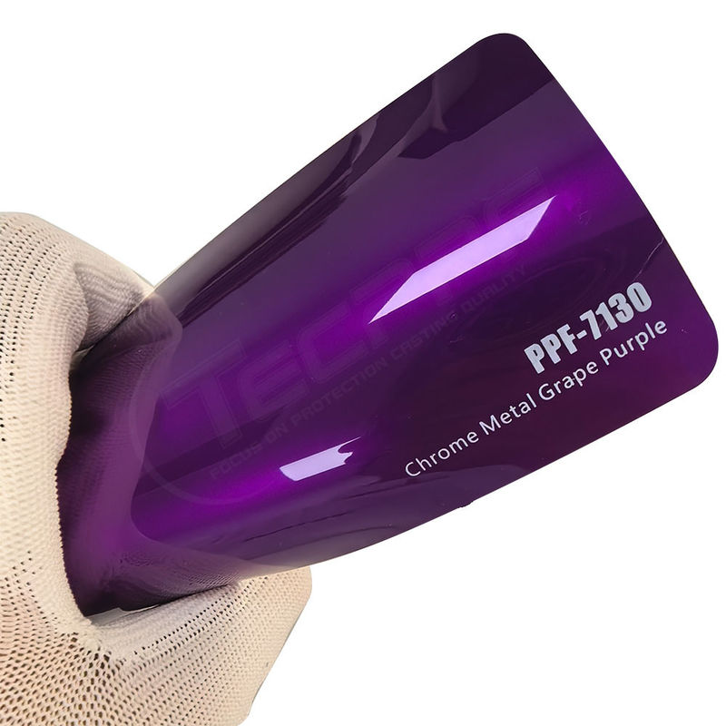 PPF-7130 Chrome Metall Trauben Lila Farbe Farbe Schutzfilm für Autokratz