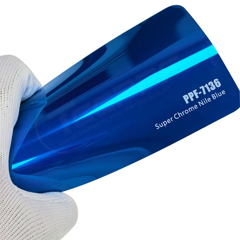PPF-7136 Superchrom Nilblau Farbe Farbschutzfolie für Autokratz