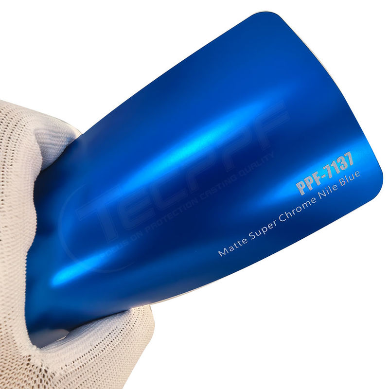 PPF-7137 Matte Superchrom Nilblau Farbe Farbschutzfolie für Autokratz