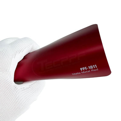 PPF-1011 Matte Metallrot Farbe 8mil Farbveränderung Farbschutzfilm