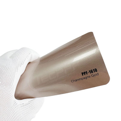 60 Zoll x 53 Fuß TPU Schmierstoff Champagner Gold Farbe 8 Mil Farbwechsel Farbschutzfilm